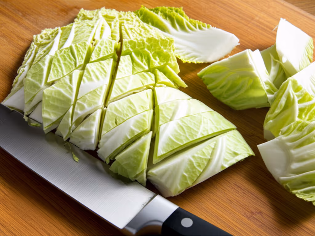 먹기 좋게 자른 배추
