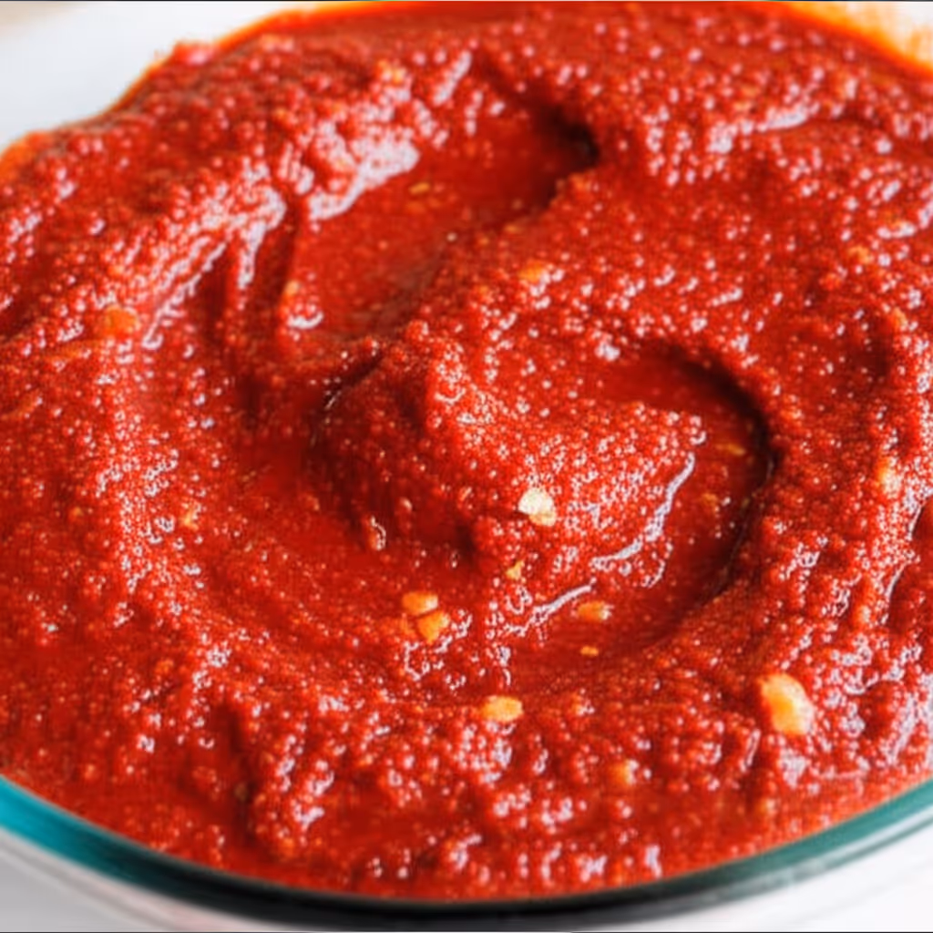 섞어놓은 겉절이 양념장