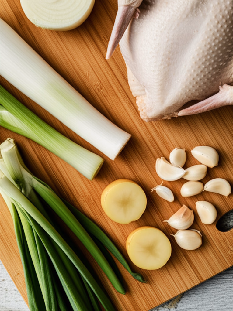 대파, 양파, 마늘, 감자 준비