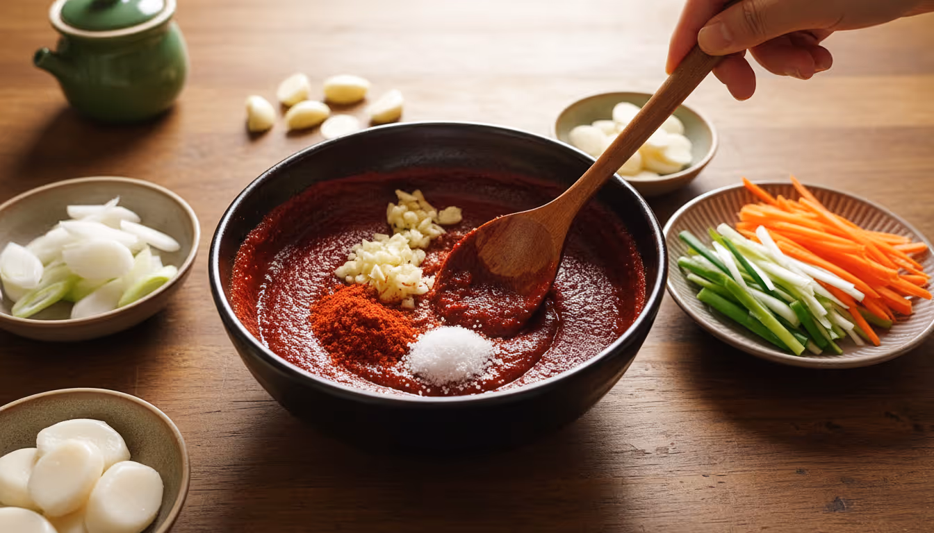 양념장 만들기