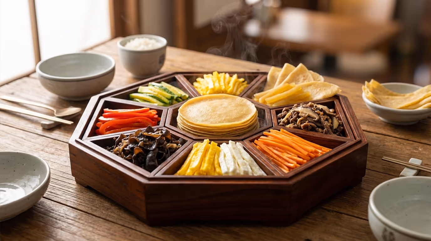 칠절판 전통 궁중요리