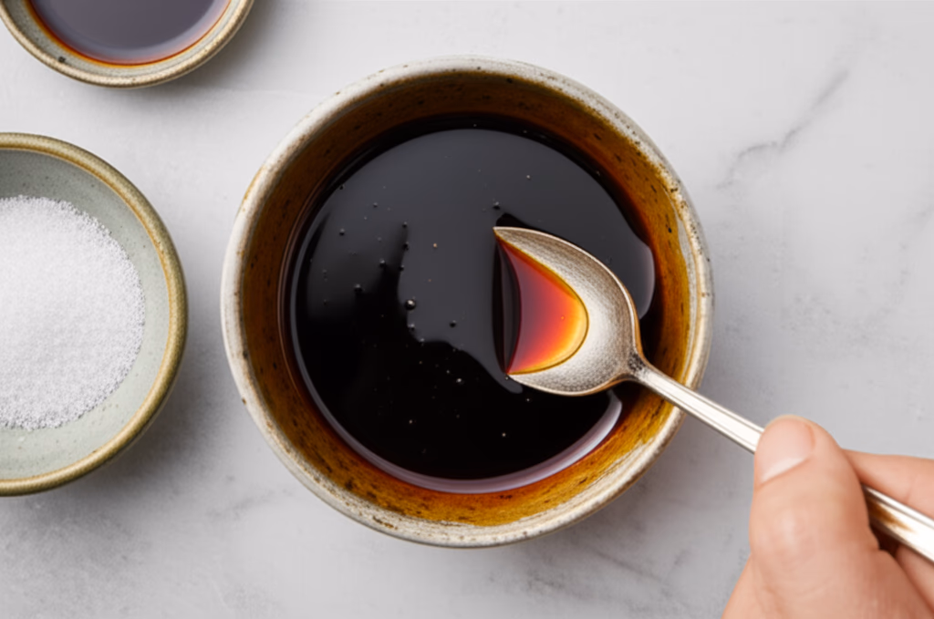 완성된 간장 양념장