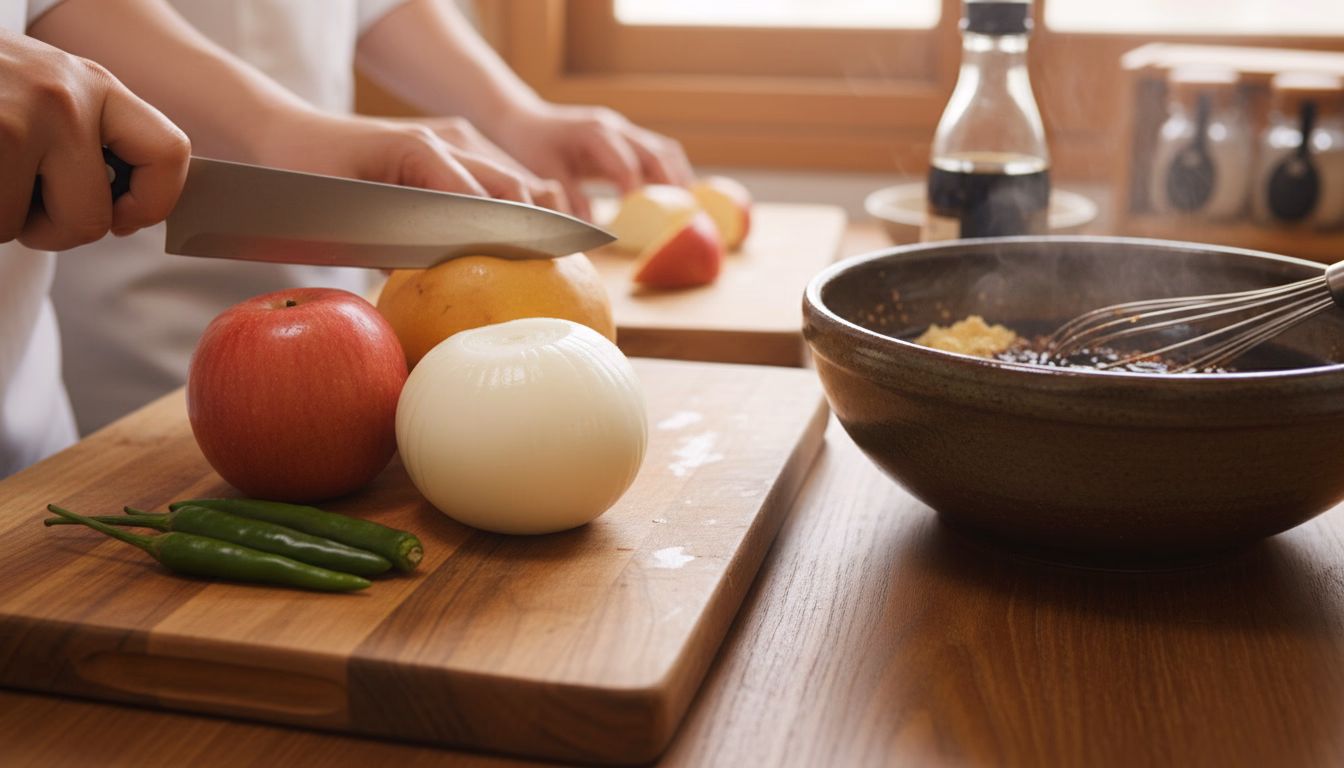 양념장 베이스 만들기