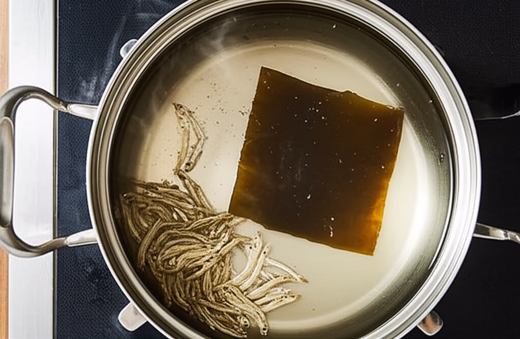 멸치와 다시마로 육수 우리기