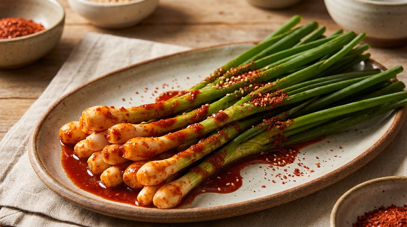 말아놓은 파김치