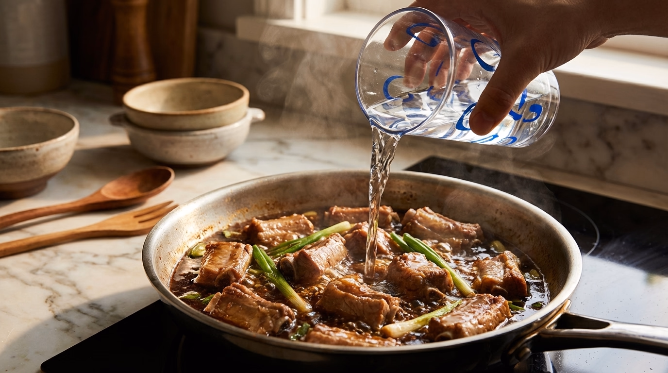 빨갛게 섞은 매운 양념장